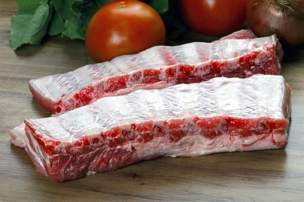 Raw pork rib — Stock Photo, Image