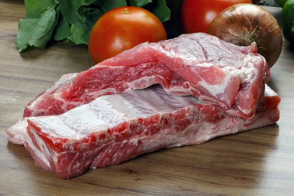 Raw pork rib — Stock Photo, Image