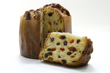 Dilimlenmiş tradional Panettone