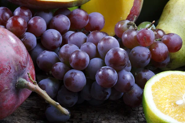 GRAPE clusteru vidět zavřít — Stock fotografie