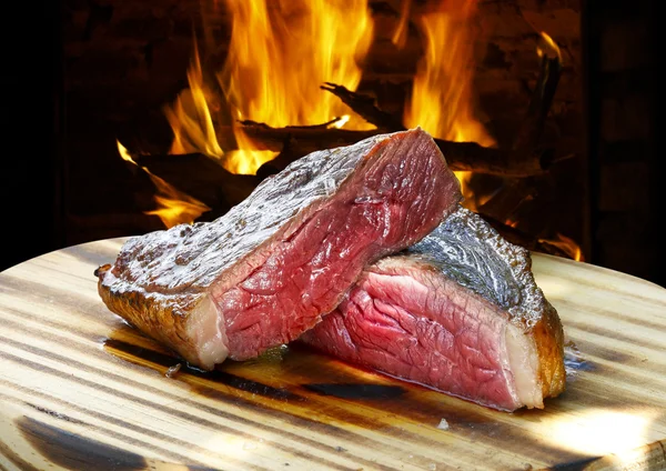 Picanha, tradicional churrasco brasileiro. — Fotografia de Stock