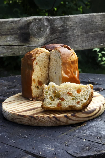 Хліб Панеттоне - Італійська — стокове фото