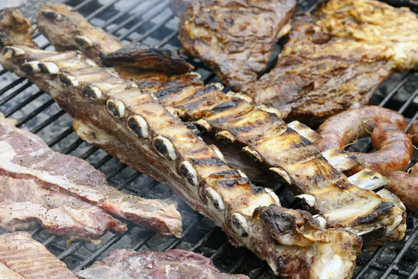 Churrasco Parrilla Argentina — Fotografia de Stock