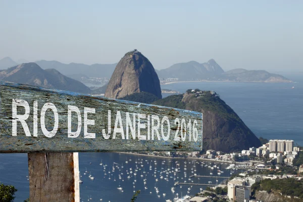 Rio de Janeiro tanda jalan — Stok Foto