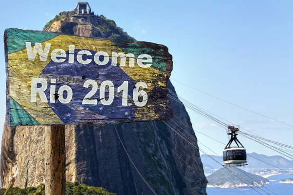 Señal de bienvenida a Río de Janeiro . —  Fotos de Stock