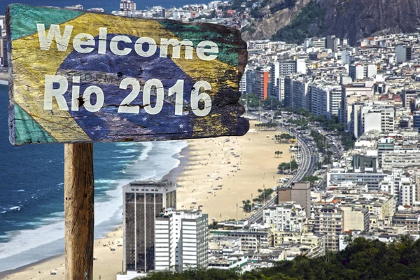 Señal de bienvenida a Río de Janeiro . —  Fotos de Stock