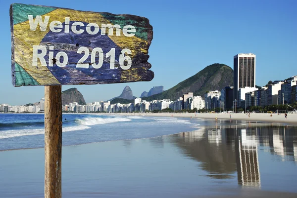 Velkommen til Rio de Janeiro . – stockfoto