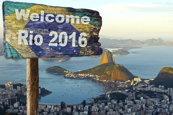 Добро пожаловать в Рио-де-Жанейро . — стоковое фото