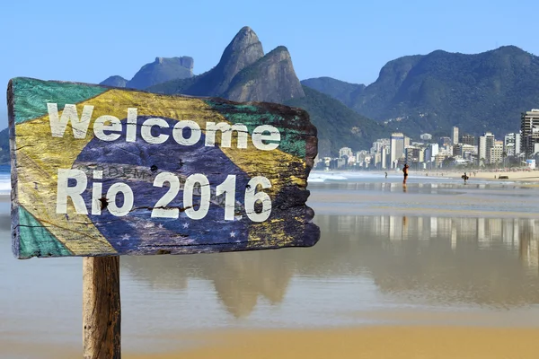 Señal de bienvenida a Río de Janeiro . —  Fotos de Stock