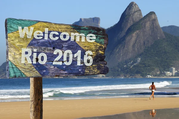 Welcome sign to Rio de Janeiro. — Stock Photo, Image