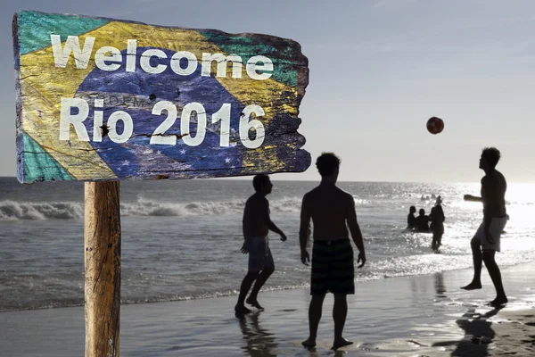 Welcome sign to Rio de Janeiro. — Stock Photo, Image