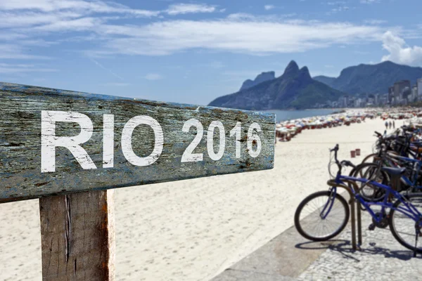 Rio de Janeiro tanda jalan — Stok Foto