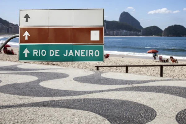 Rio de Janeiro, Brasils underskrift – stockfoto