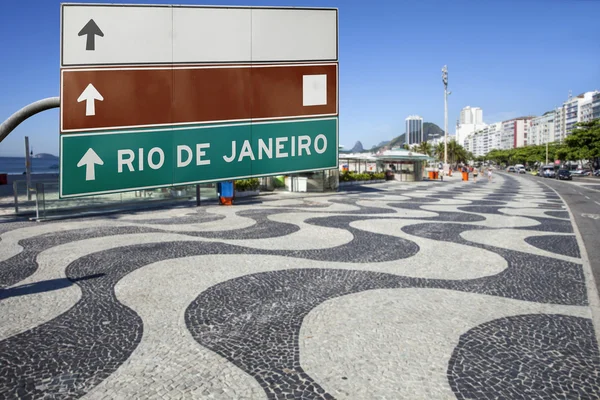 Rio de Janeiro, Brasil assina — Fotografia de Stock