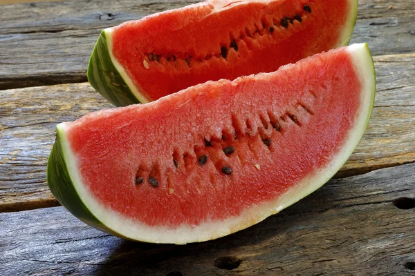 Watermelon sliced over the table — Stock Photo, Image