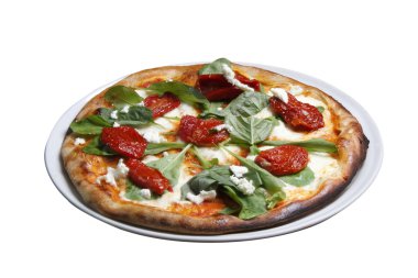 Pizza kurutulmuş domates