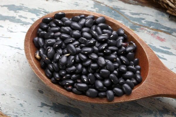 Frijoles negros sin cocer — Foto de Stock