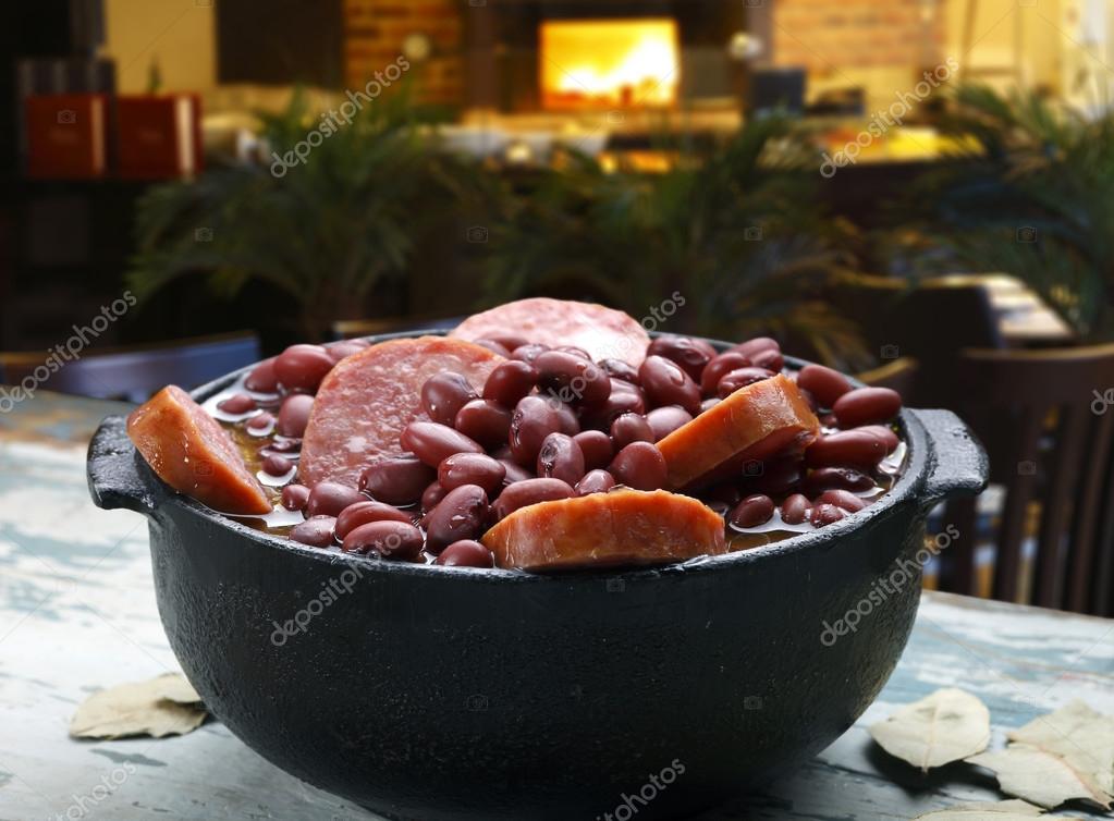 Frijol morado feijoada: fotografía de stock © rocharibeiro #98817752