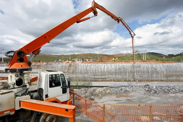 Truck crane working — Stock Photo, Image