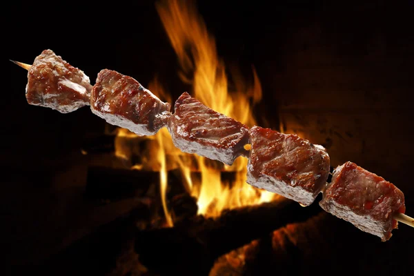 Barbecue on the skewer — Stock Photo, Image