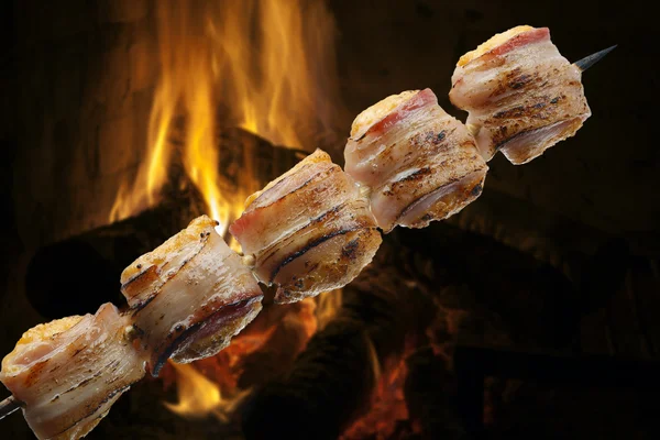 Medál barbecue nyárson — Stock Fotó