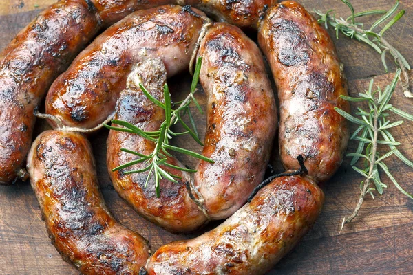 Grilled pork sausage — Stock Photo, Image