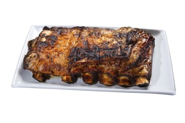 Barbekü sığır eti kaburga