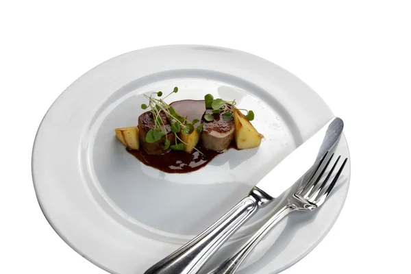 Haute cuisine on a plate — Stock Photo, Image