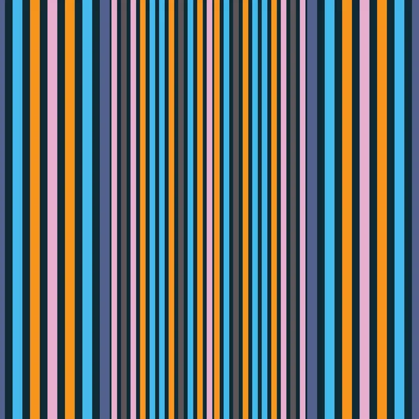 Цветные Полосы Вектор Бесшовный Узор Обоев Текстиля Поверхности Моды Фона — стоковый вектор