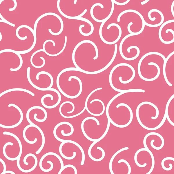 Swirl Vector Seamless Pattern Für Tapeten Textilien Oberflächen Mode Hintergrund — Stockvektor