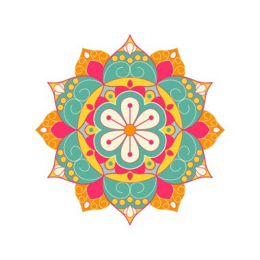 Duvar kağıdı, tekstil, yüzey, moda, arkaplan, fayans, sabit, ev dekorasyonu, mobilya vs. için mandala vektör tasarımı.