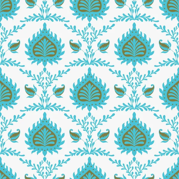 Duvar kağıdı, tekstil, yüzey, moda, arka plan, fayans, durağan, ev dekorasyonu, mobilya vs. için dekoratif damasyon deseni.