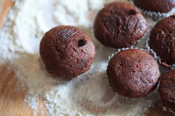 Muffins σε έναν πίνακα — Φωτογραφία Αρχείου