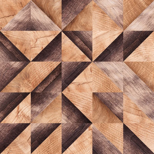 Fondo de madera, cuadrados patrón abstracto — Foto de Stock