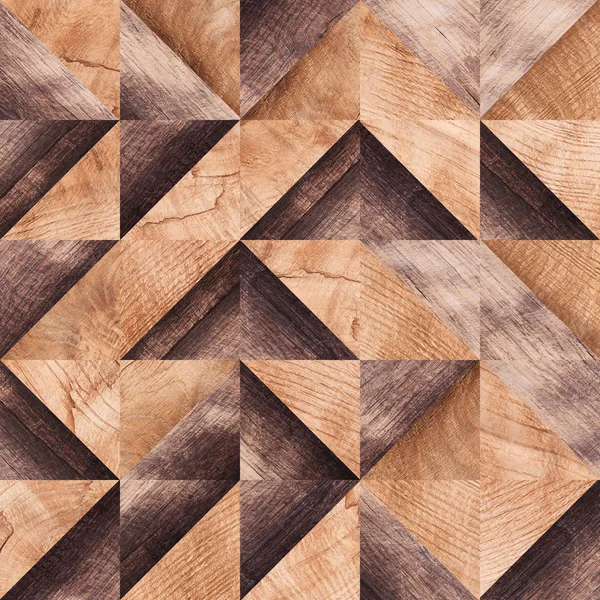 Wooden background, squares abstract pattern — Stock Photo, Image