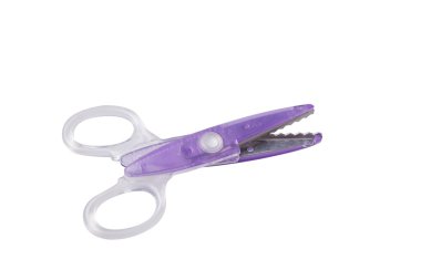 Makas beyaz arkaplanda izole edildi