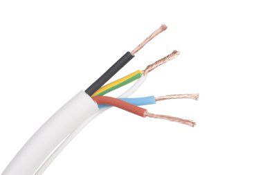 closeup elektrik kablosu