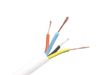 closeup elektrik kablosu