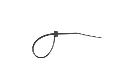 siyah plastik kablo bağı