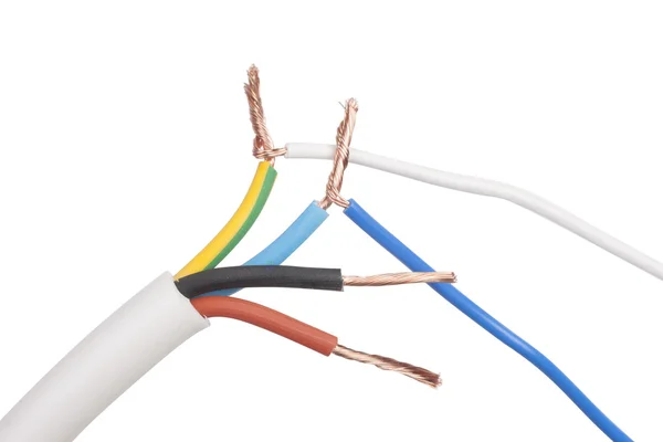 Kabel elektryczny zbliżenie — Zdjęcie stockowe