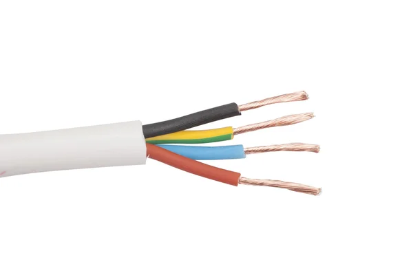 Cable eléctrico de primer plano — Foto de Stock