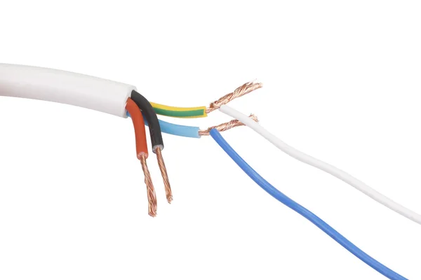 Cable eléctrico de primer plano — Foto de Stock