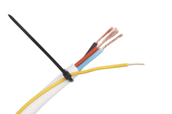 Closeup elektrik kablosu — Stok fotoğraf
