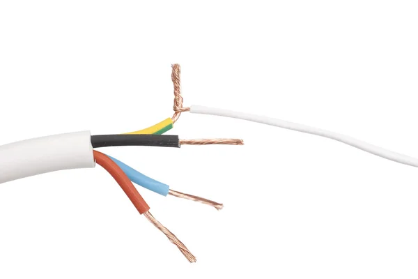 Cable eléctrico de primer plano — Foto de Stock