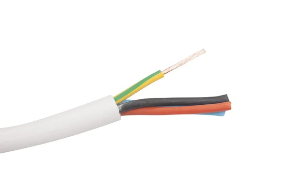 Cable eléctrico de primer plano — Foto de Stock