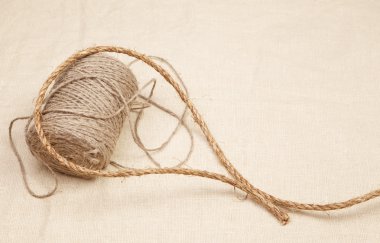 Arka plan ip ve çuval bezi