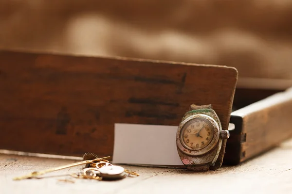 Vieilles montres, concept de temps — Photo