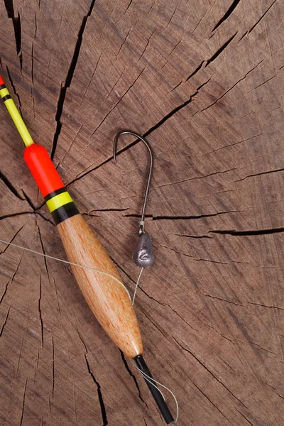 Herramientas de pesca gancho y bobina —  Fotos de Stock