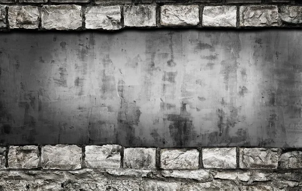 Fundo de concreto em moldura de pedra — Fotografia de Stock