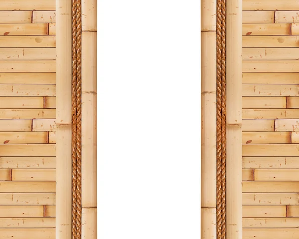 Иллюстрация пустой бамбуковой рамки — стоковое фото